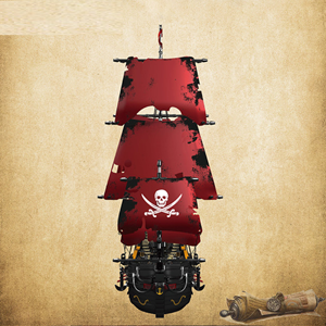 لگو تکنیک کشتی بادبانی دزدان دریایی کارائیب 3139 قطعه MOULD KING 13109_اسباب بازی